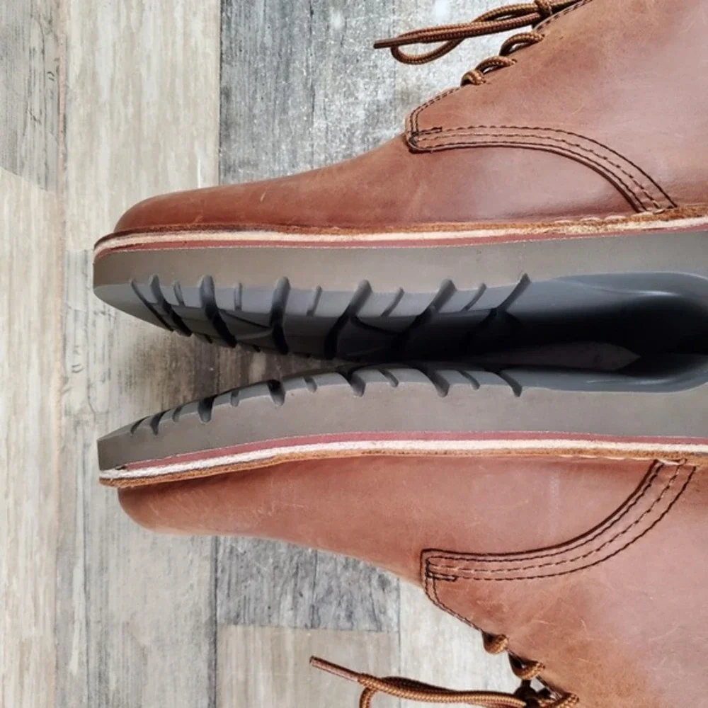 Clarks Eastridge Mid Mens Chukka Boots Sz 10 W Light Brown Leather Mid‎ Top